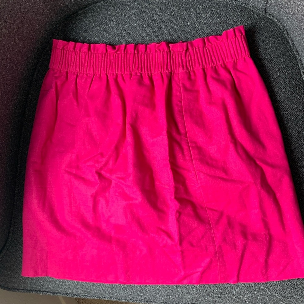 J.Crew Pink Linen Skirt - Women’s Size 4, Lightweight Summer Essential